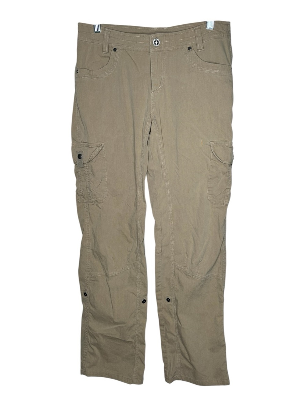 Kuhl Women's Legendary Straight Leg Cargo Pants in Khaki size 8